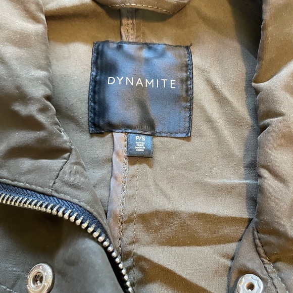 Dynamite olive green jacket - Picture 3 of 4